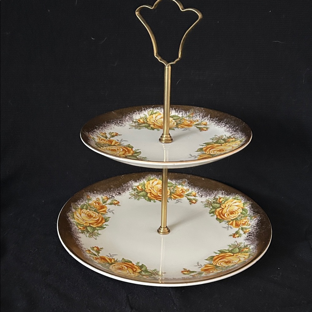 VTG Weatherby J.H. Royal Falcon 2 Tier Stand England Very Little Wear On Gold P